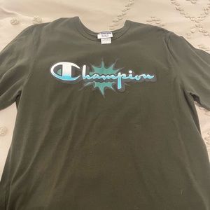 Dark olive green champion tshirt